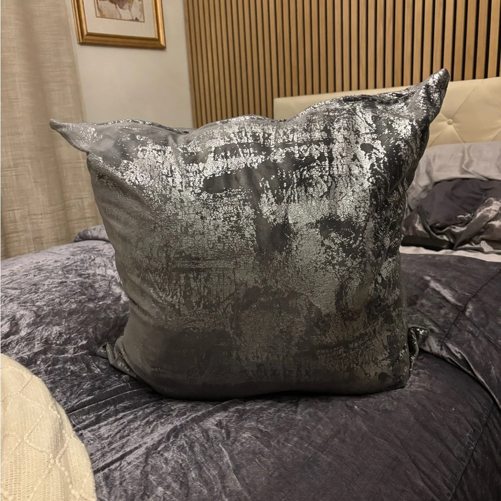 Elegant Black and Gray pillow case